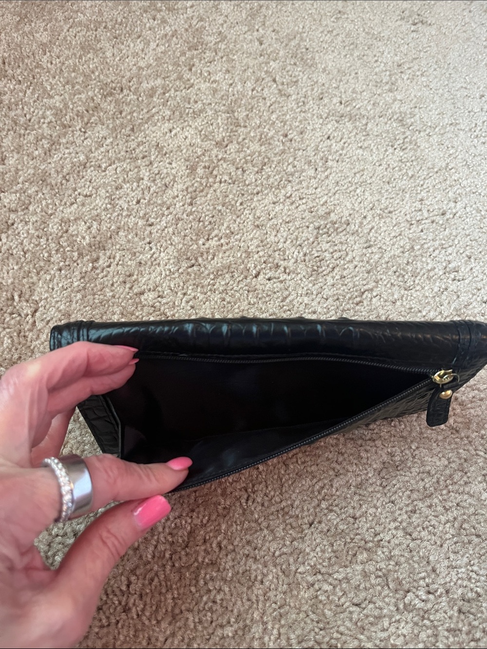 Brahmin Vintage Croc Embossed Wallet - Picture 5 of 11